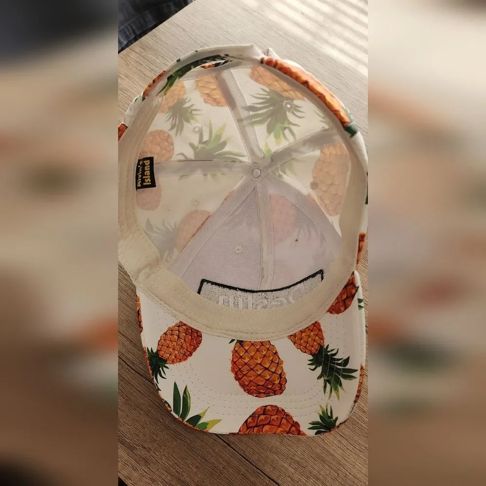 Avin's‎ Island Destin Ajustable Pineapple Print Baseball Cap